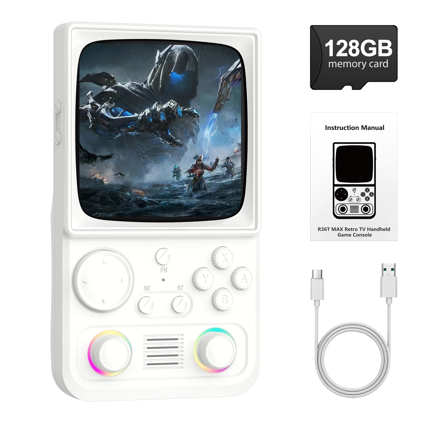 AISLPC RG40 MAX Handheld Game Console Portable Wireless Gaming System