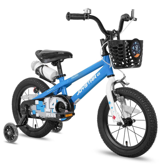 JOYSTAR Kids Bicycle 3-12 With Light Up Training Wheels