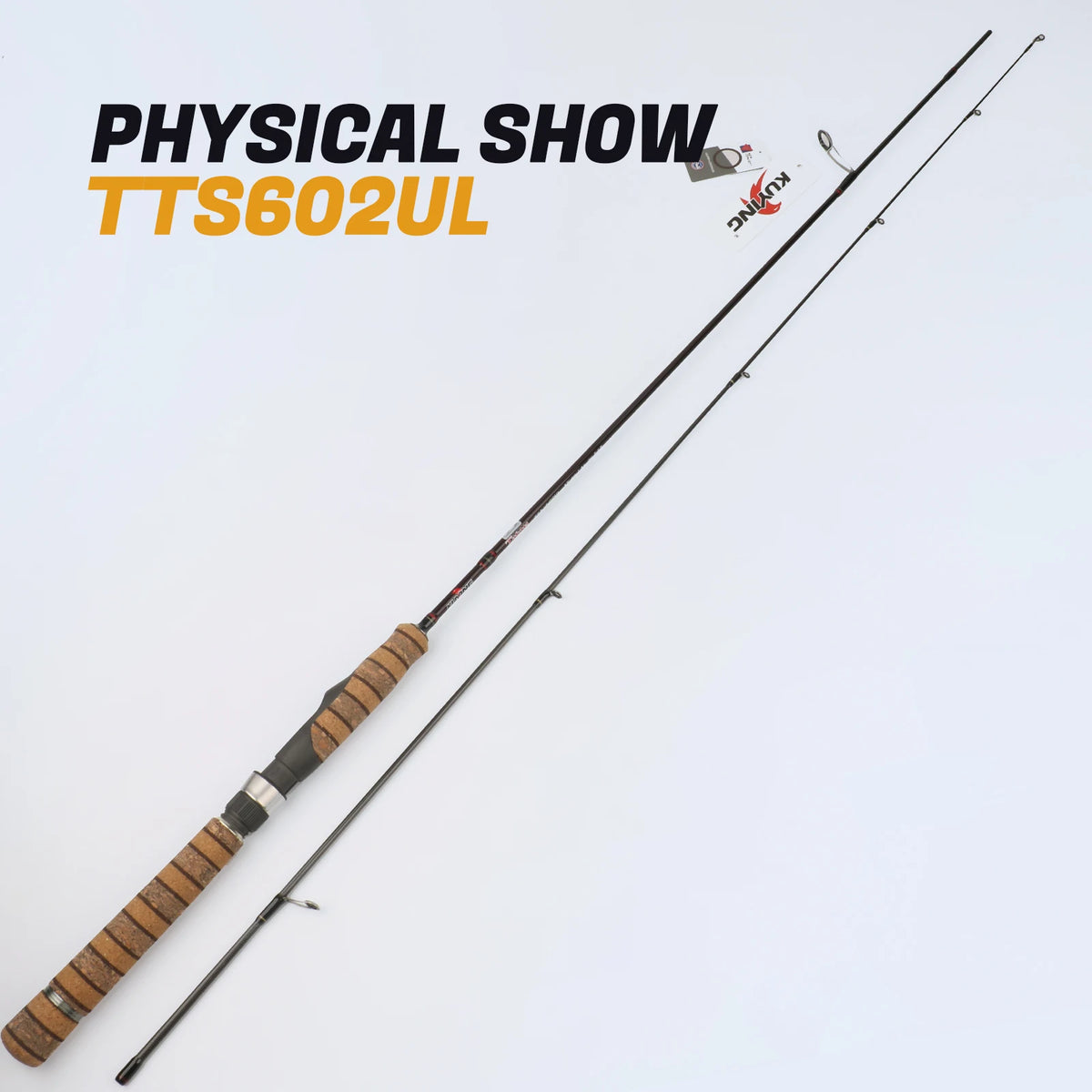 Kuying Fast Carbon Fiber Spinning Casting Lure Rod Graphite Construction