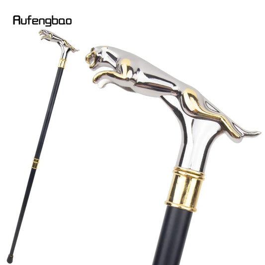 Rufengbao Walking Stick White Golden Leopard Cane