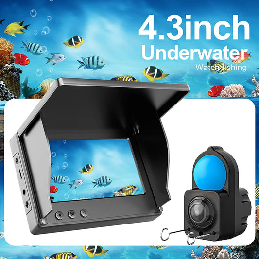 IP68 Underwater Fishing Camera With Monitor Portable Night Vision Depth