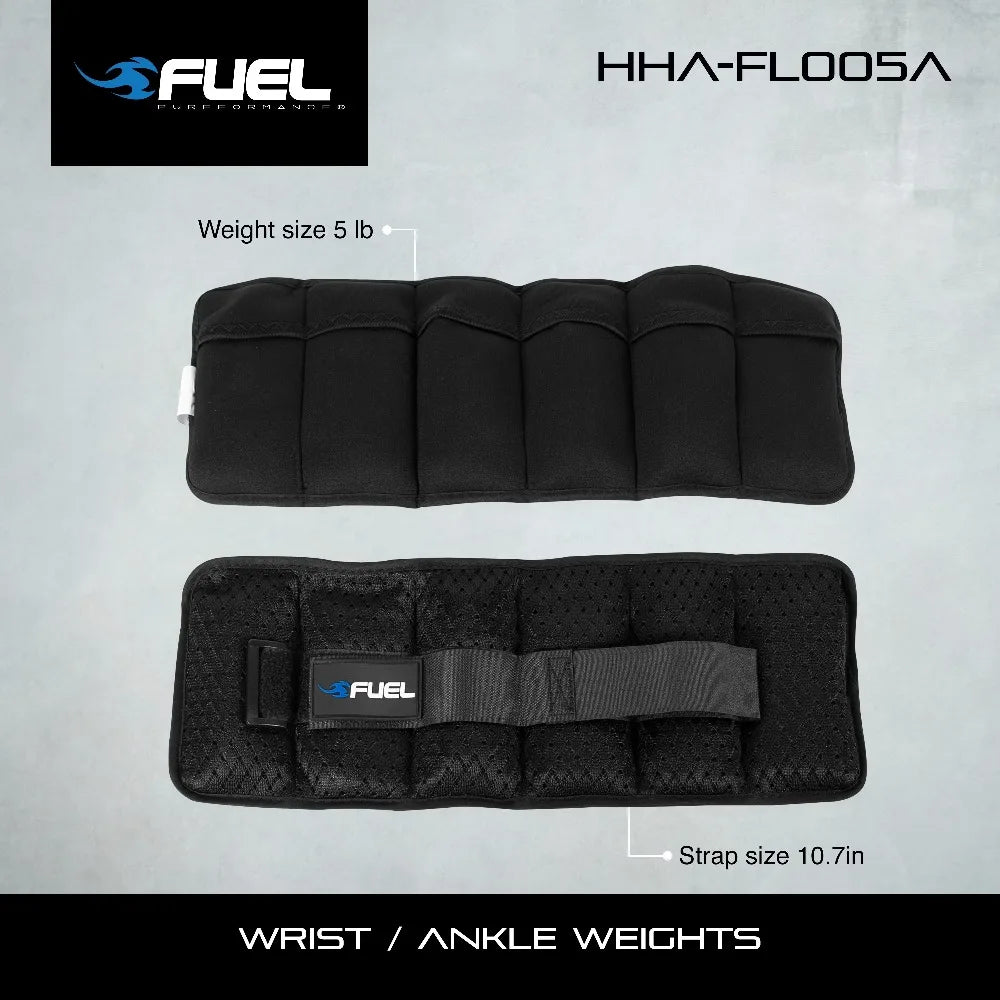 Adjustable Wrist And Ankle Weights 5lb Pair For Training