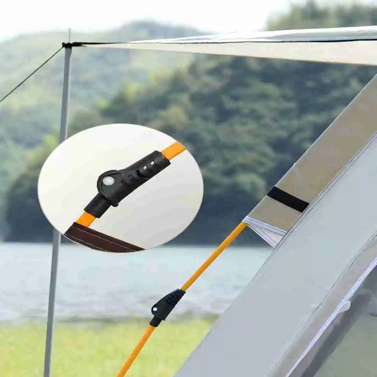 Pakicetus Outdoor Sunshade Camping Tent Two Doors Two Windows