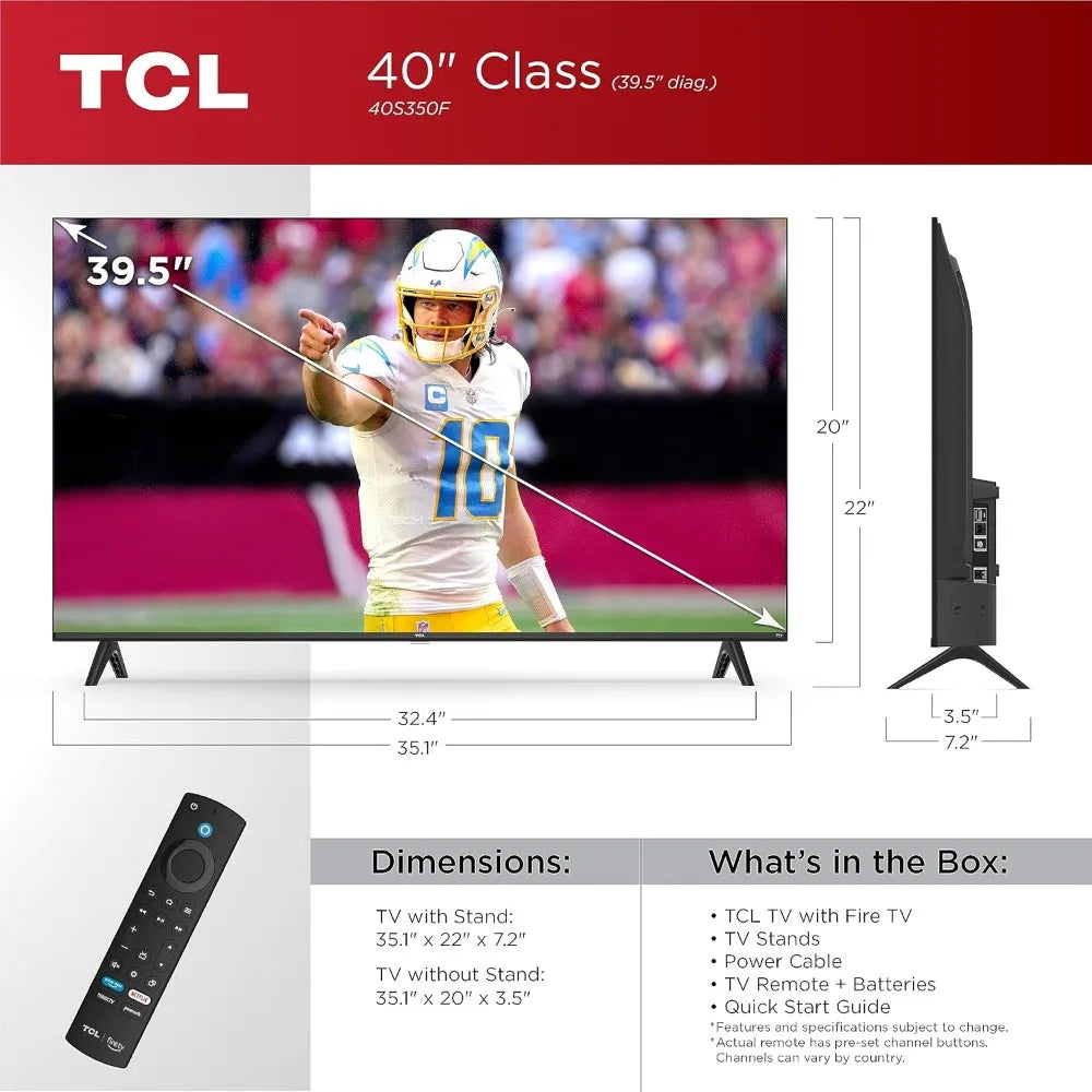 TCL S3 1080p LED Smart-TV Fire TV Alexa Builtin Edition