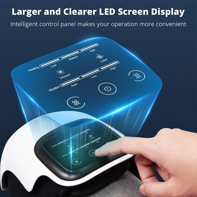 Medcursor Electric Heating Knee Massager Wireless Heated Knee Pad