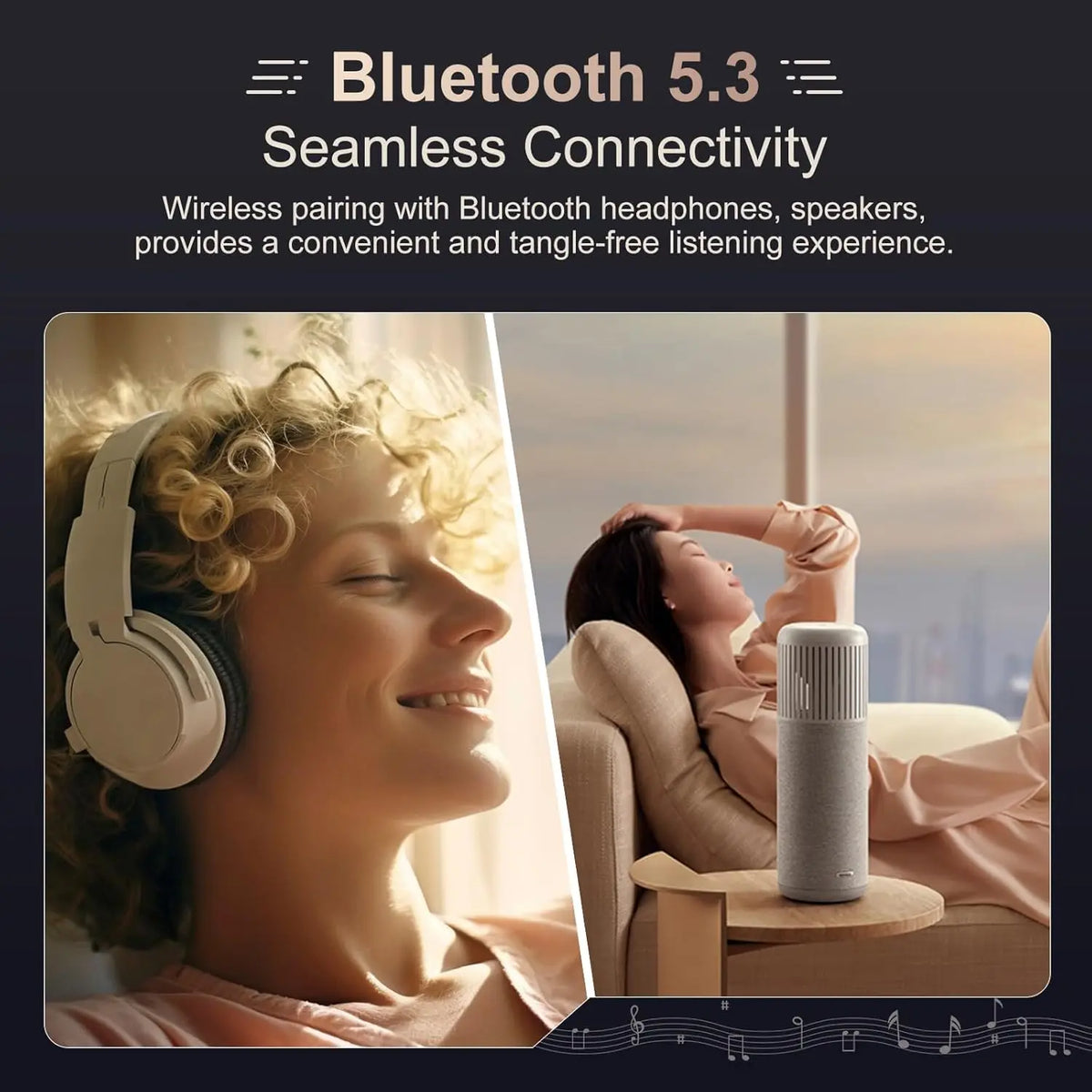 Mechen Bluetooth 5.3 MP3 Player Portable Touchscreen Speakers For Car