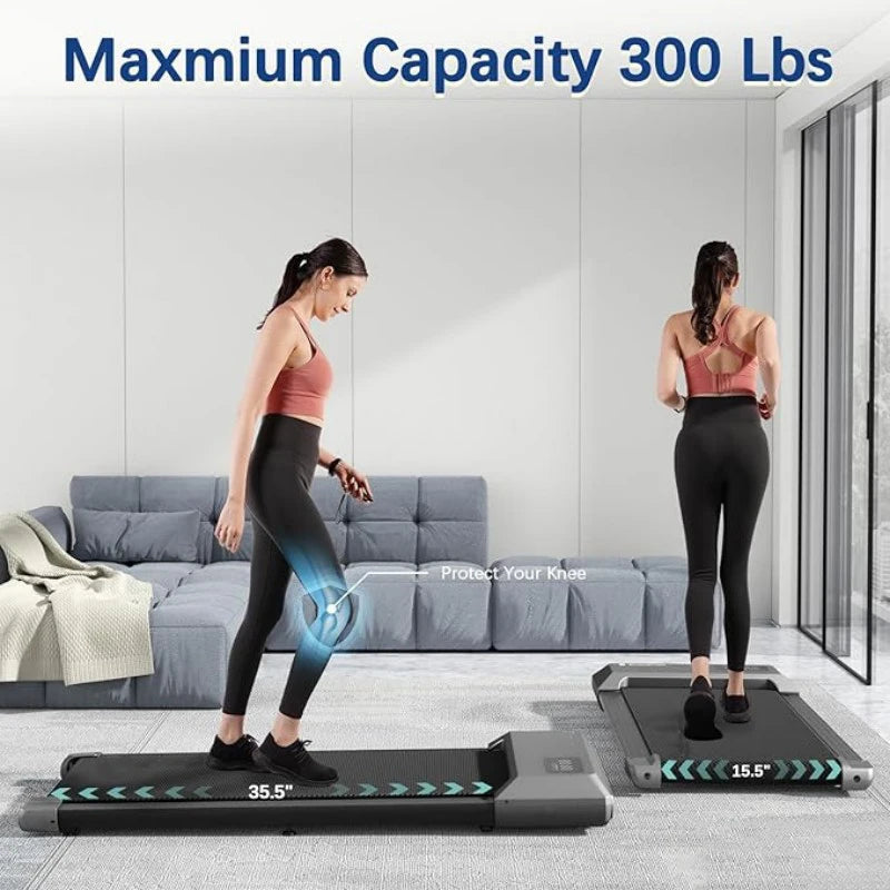 Superun 2in1 Home Treadmill, 2.5HP, 300lb Capacity