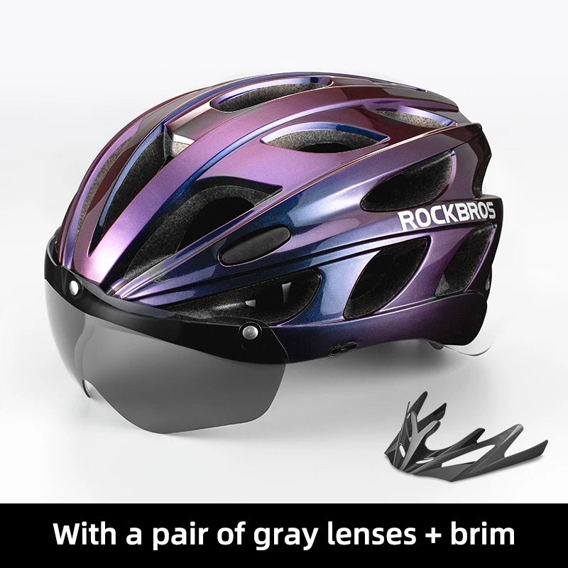 ROCKBROS Bike Helmet EPS Lightweight Breathable Cycling Safety