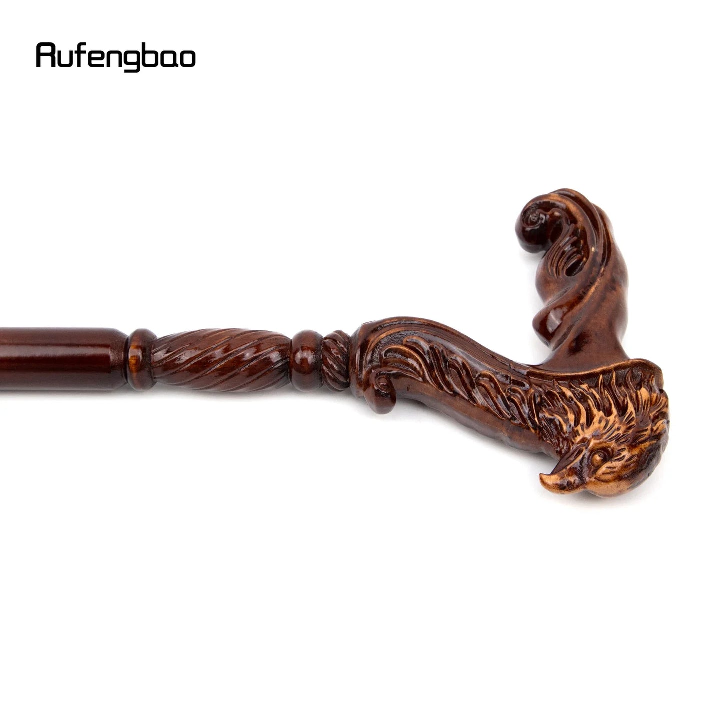 RufengBrown Decorative Wooden Walking Stick Vampire cosplay Wand