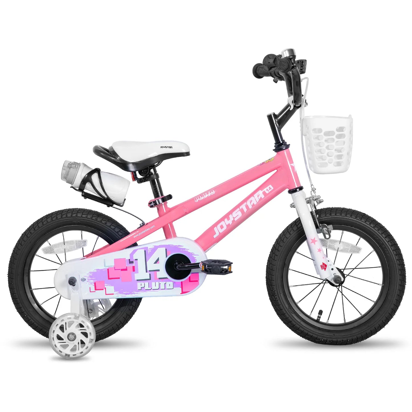 JOYSTAR Kids Bicycle 3-12 With Light Up Training Wheels
