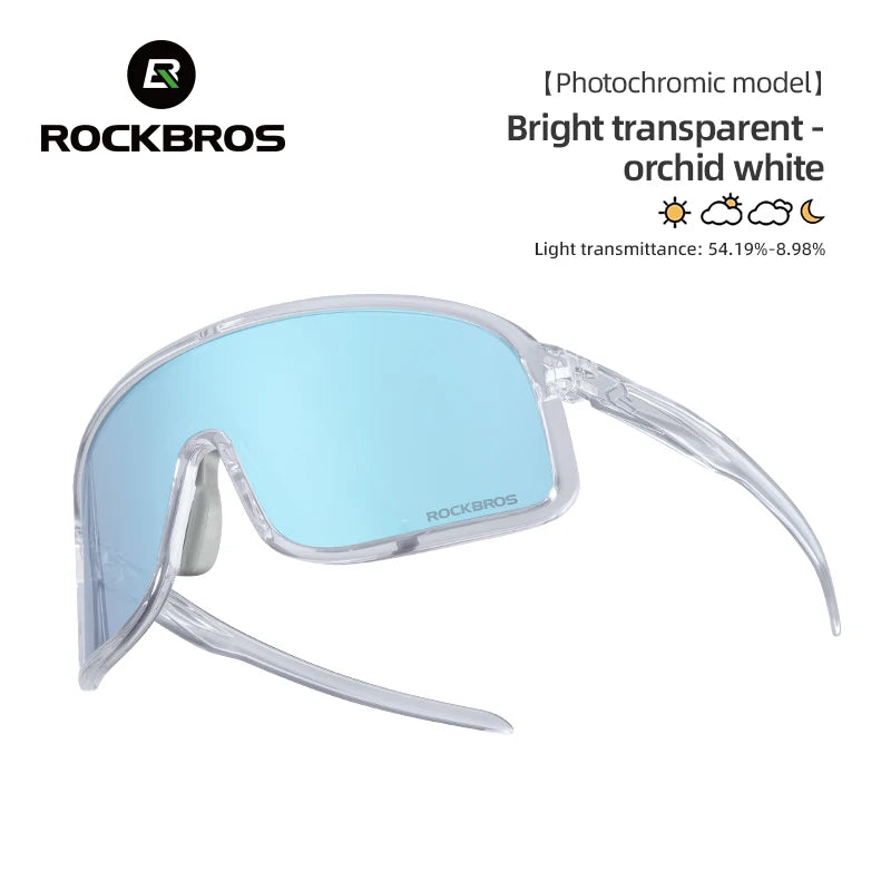 ROCKBROS Cycling Sunglasses UV400 Photochromic Polarized Unisex Sports Eyewear