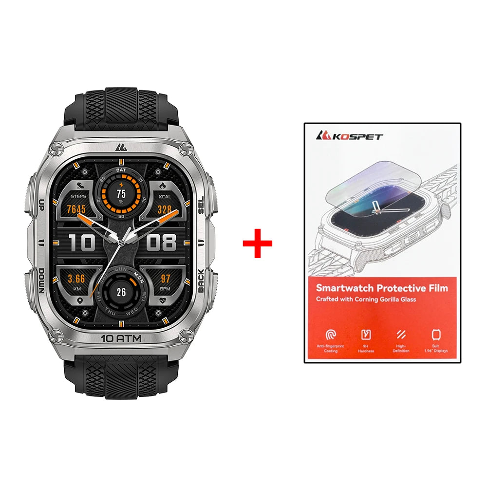 KOSPET Tank M4 Smart Watch GPS Offline Maps Health Monitor