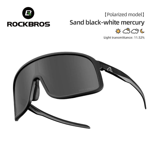 ROCKBROS Cycling Sunglasses UV400 Photochromic Polarized Unisex Sports Eyewear