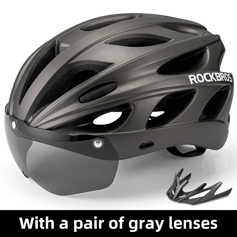 ROCKBROS Bike Helmet EPS Lightweight Breathable Cycling Safety
