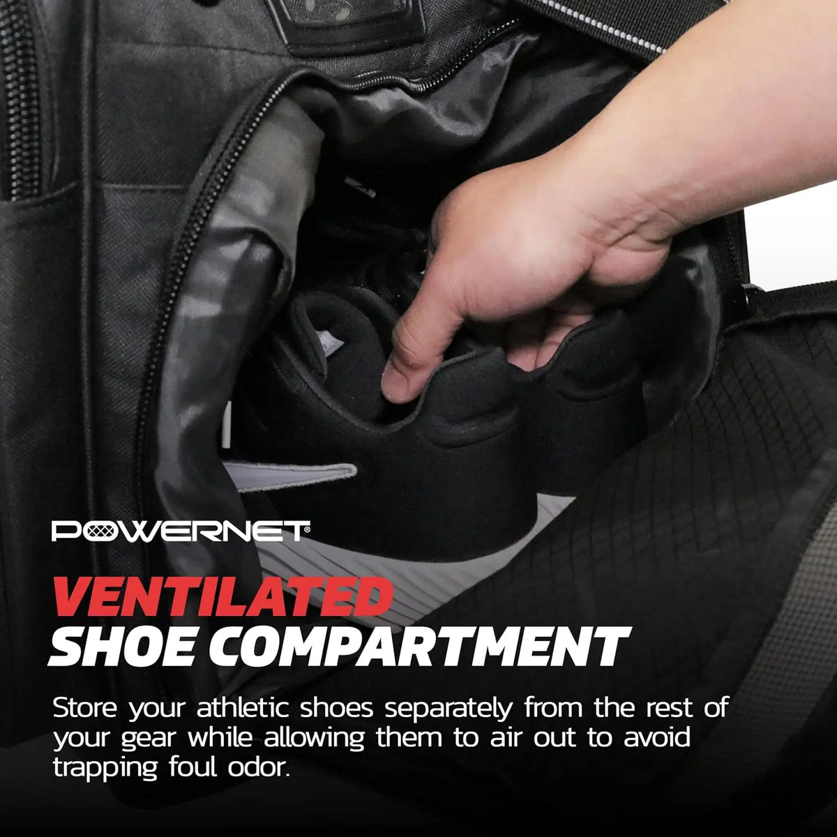 Duffle Bag For Baseball And Softball Gear With Bat Sleeves