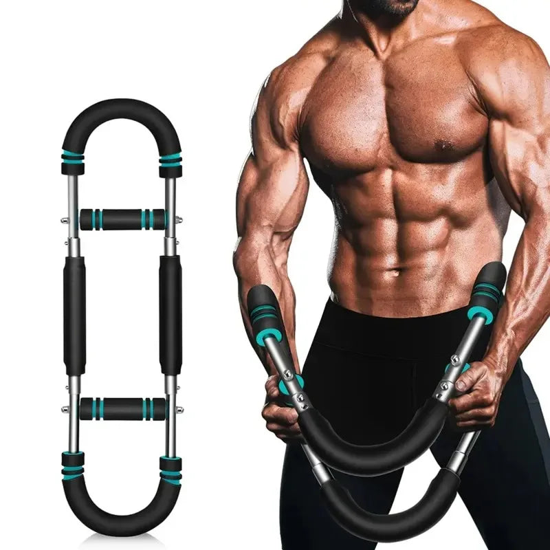 U Shape Arm Gripper And Twister Power Bar Home Workout