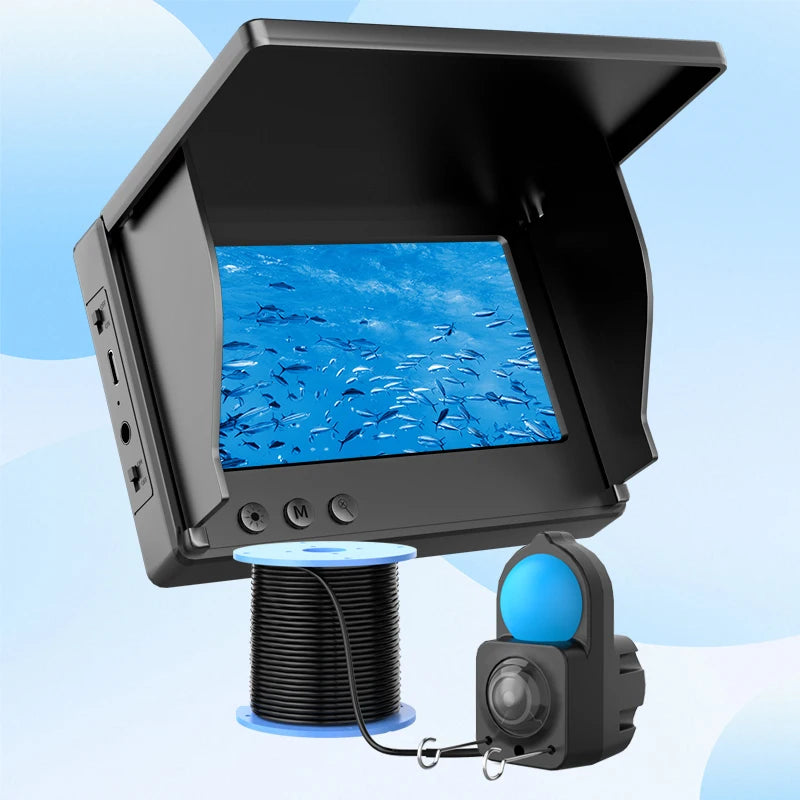 IP68 Underwater Fishing Camera With Monitor Portable Night Vision Depth