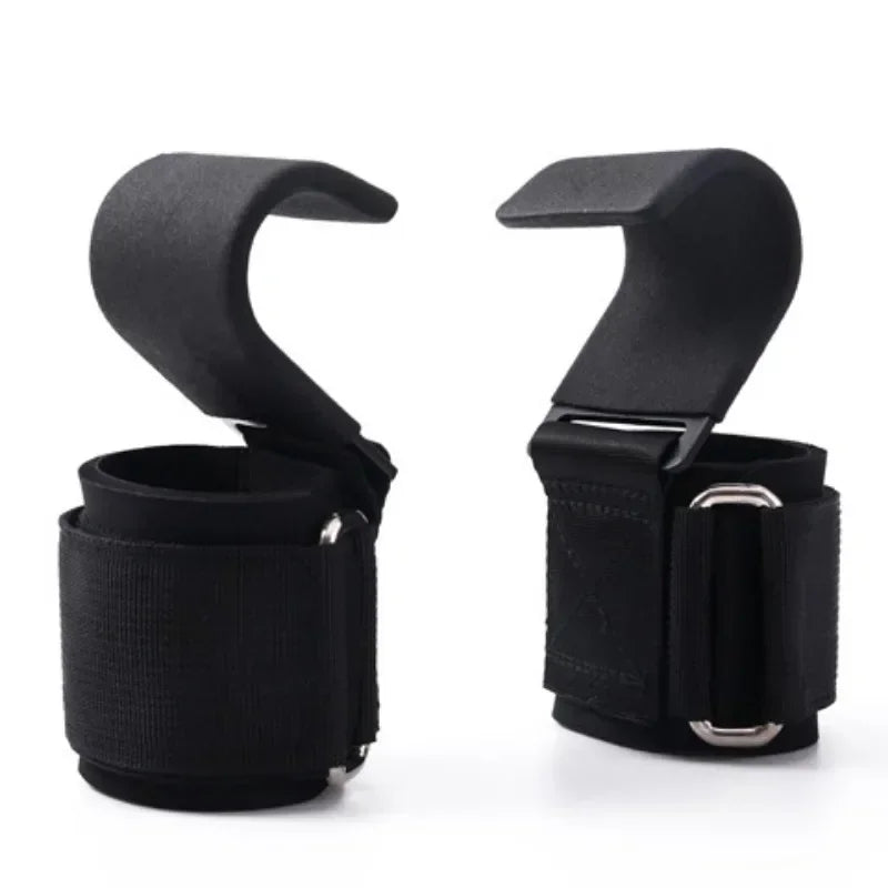 MIHJUSFDH Non Slip Weight Lifting Hooks Half Pair Training
