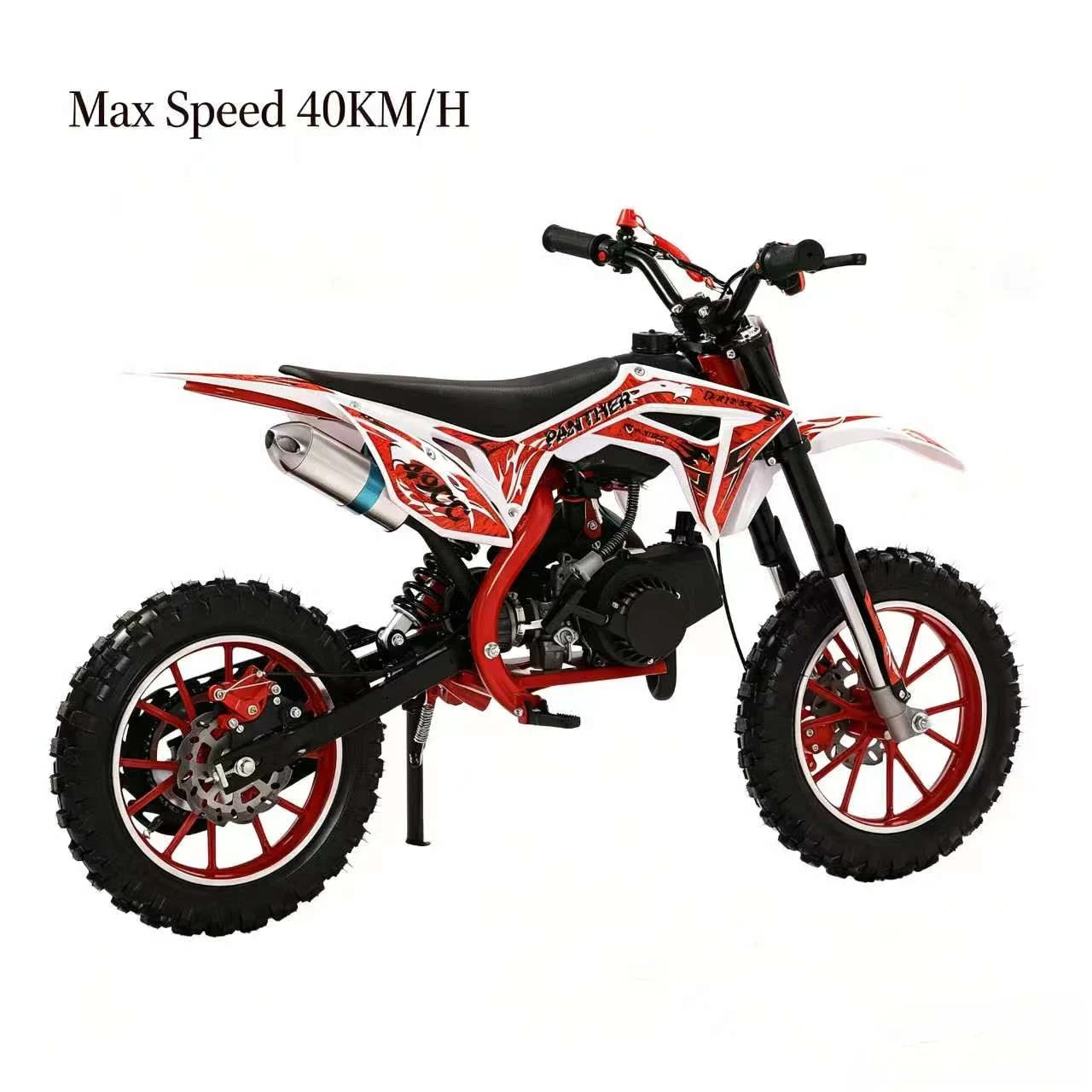 49cc 2 Stroke Kids Dirt Bike Powered Off Road Pocket
