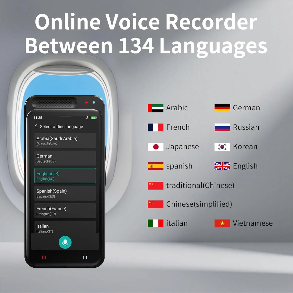 AI Voice Recorder With Transcription And Translation Across 134 Languages