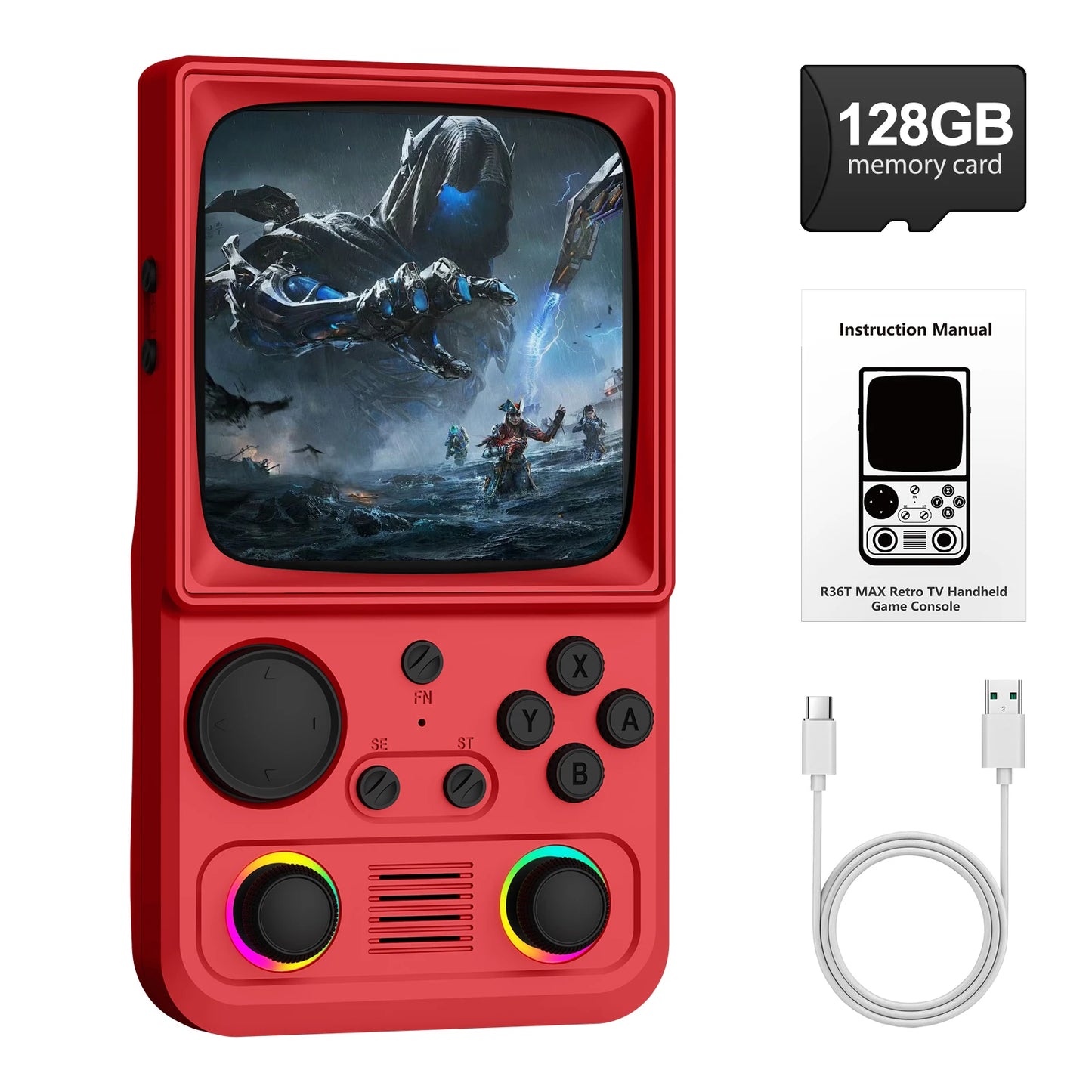 AISLPC RG40 MAX Handheld Game Console Portable Wireless Gaming System