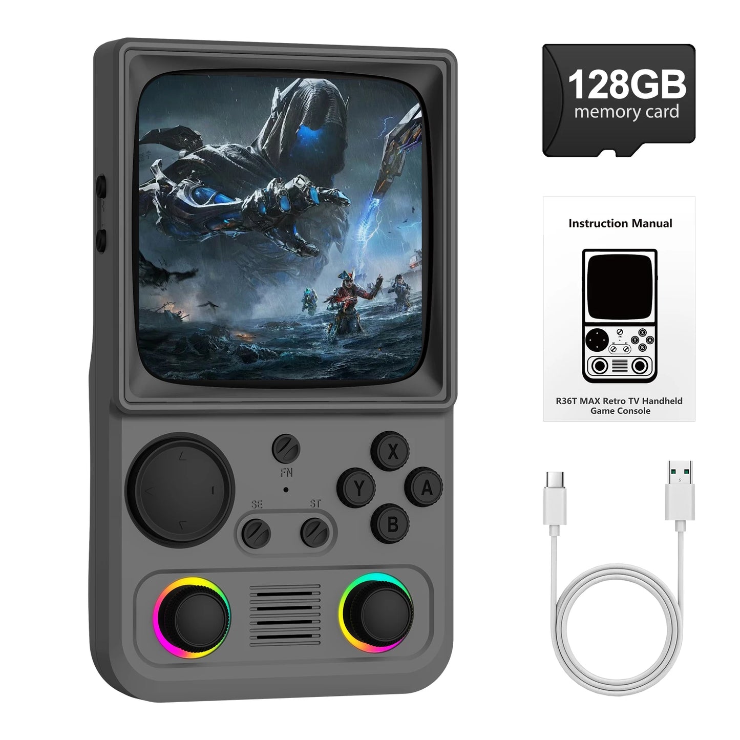 AISLPC RG40 MAX Handheld Game Console Portable Wireless Gaming System