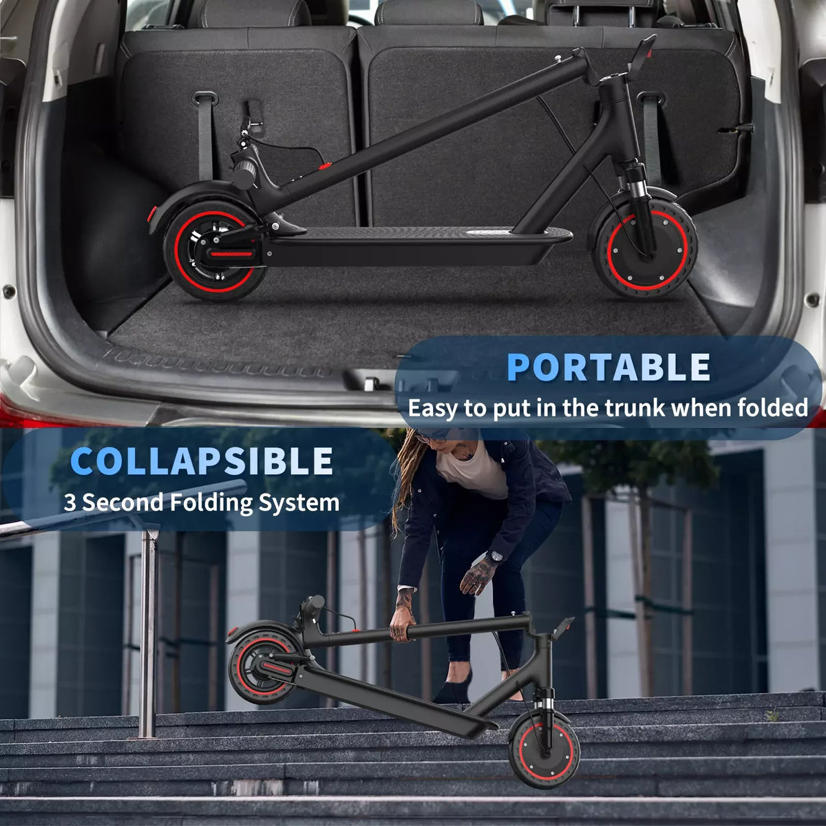 Ladped LP07 Electric Scooter 350W Dual Suspension 23 Mile Range