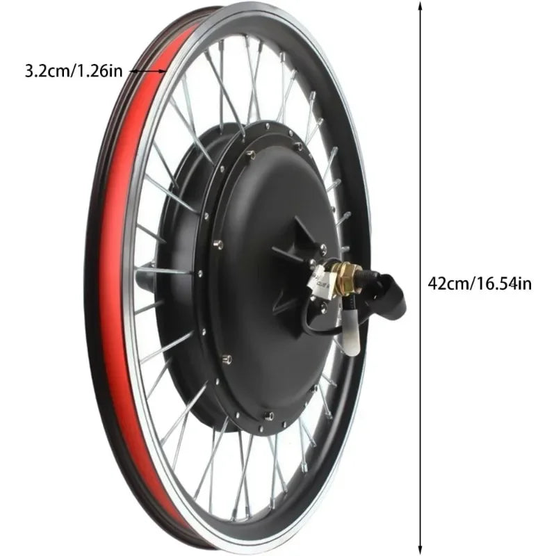 Rear Wheel Electric Conversion Kit 48V 1000W Brushless Hub LCD
