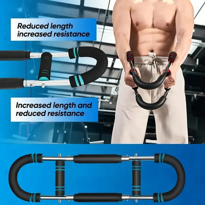 U Shape Arm Gripper And Twister Power Bar Home Workout