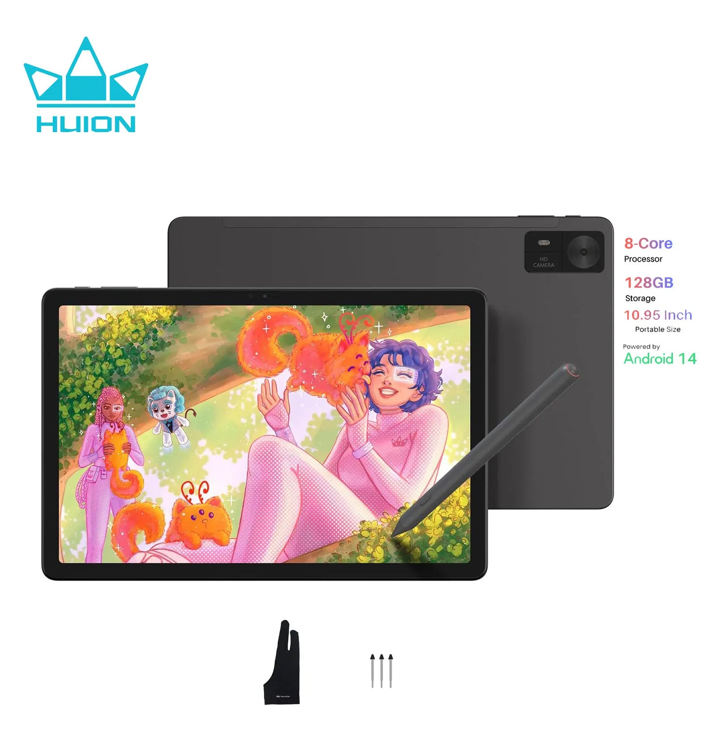 Huion Kamvas Slate Drawing Pad Tablet Android Graphic