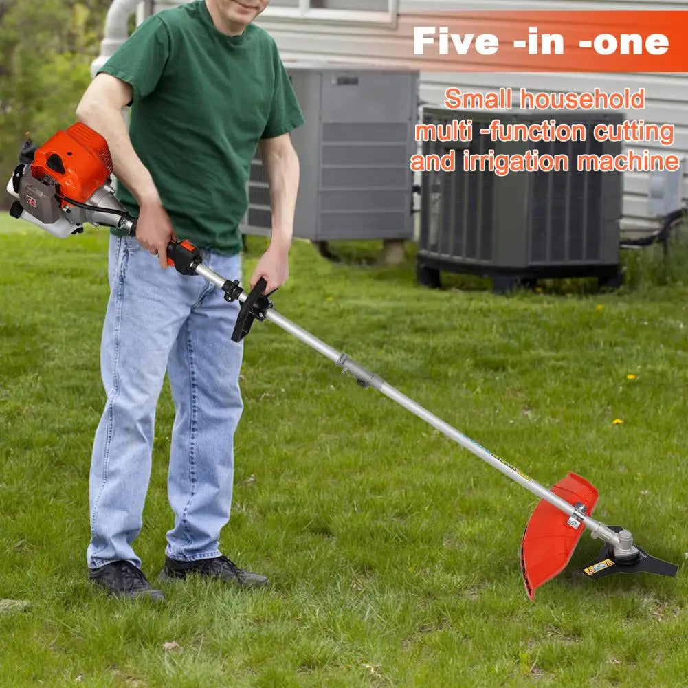 Five In One Garden Mower Trimmer Hedge Pruner Weeder