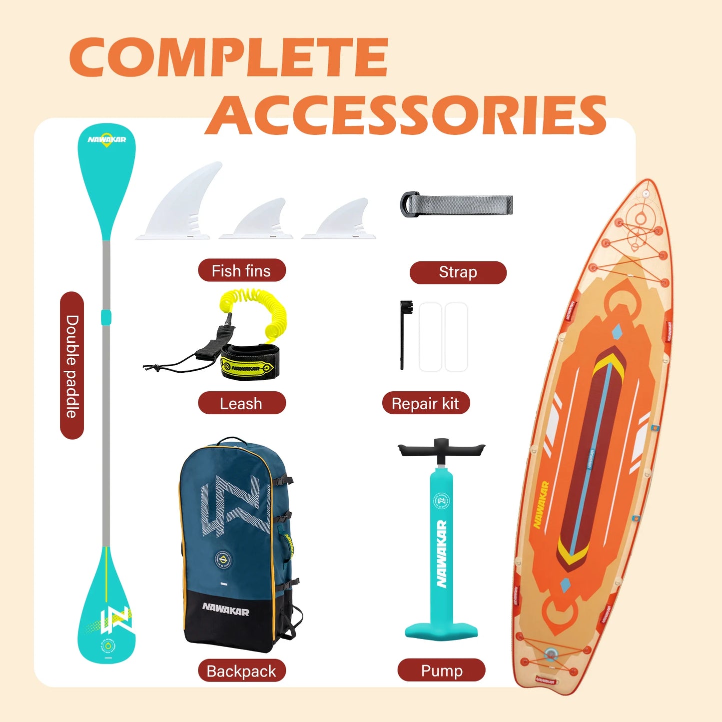 US Stock Professional Stand Up Paddleboard For Water Sports Reinforced