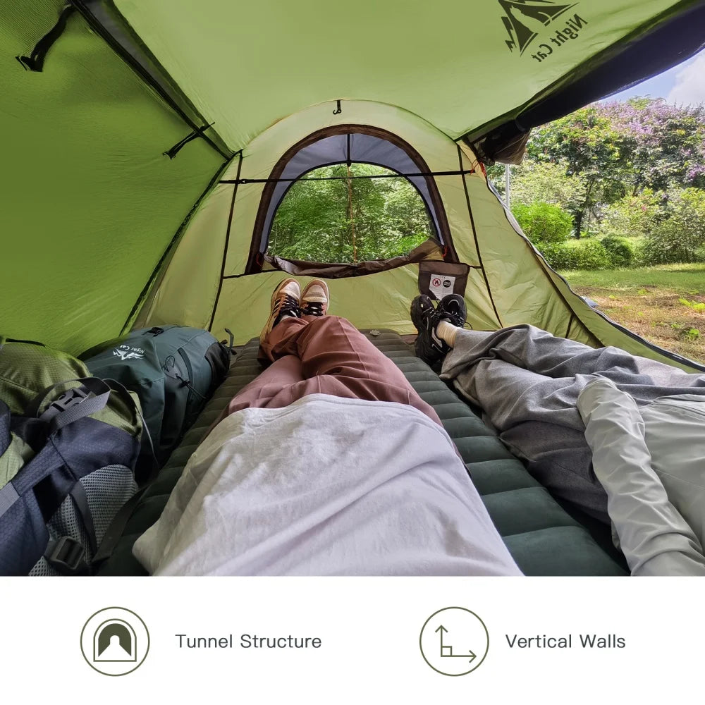 Night Cat Two Person Pop Up Tent Waterproof With Mosquito Net