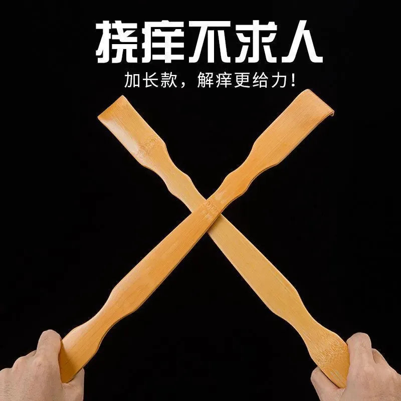 Bamboo Back Scratcher Massager Stick For Full Body Relaxation