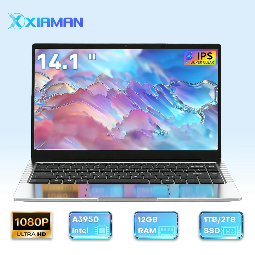 Xiaman Ultra Slim Windows 11 Laptop 12GB RAM 1TB SSD