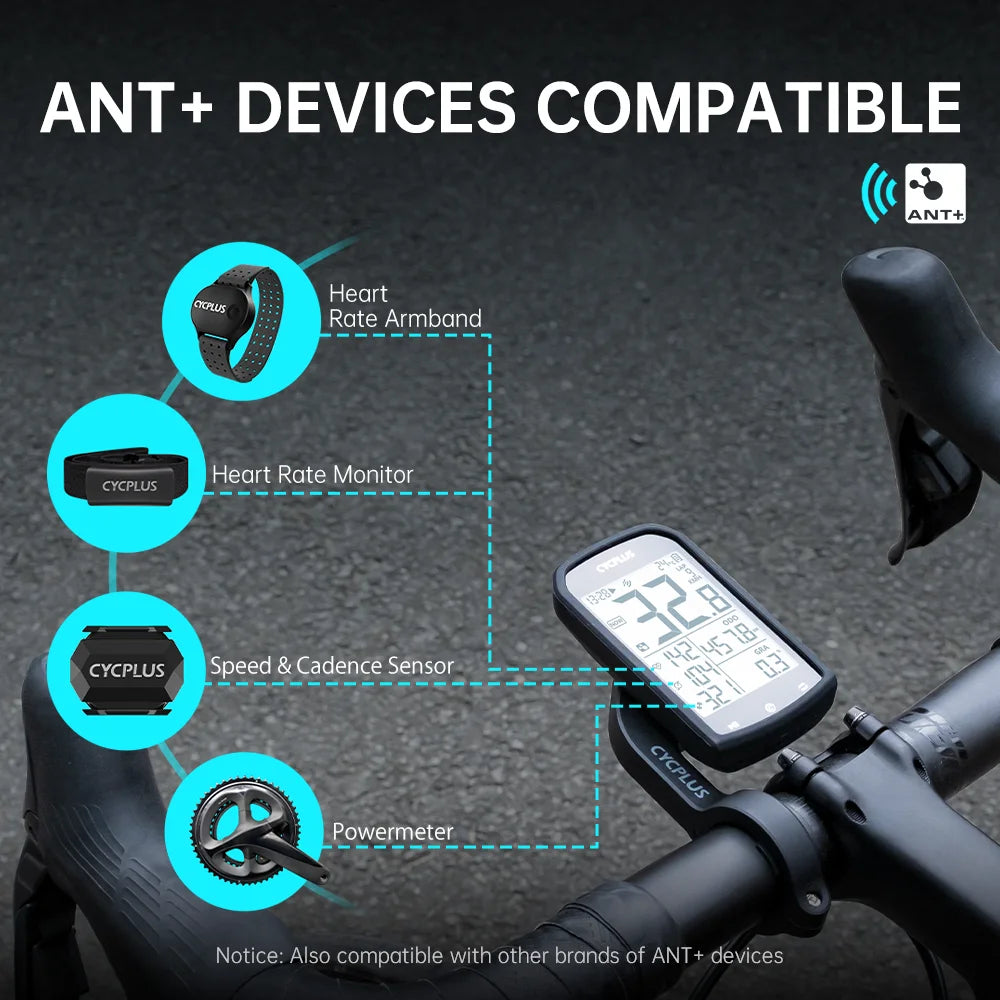 CYCPLUS M1 Z1 Cycling GPS Bike Computer With BLE 5.0