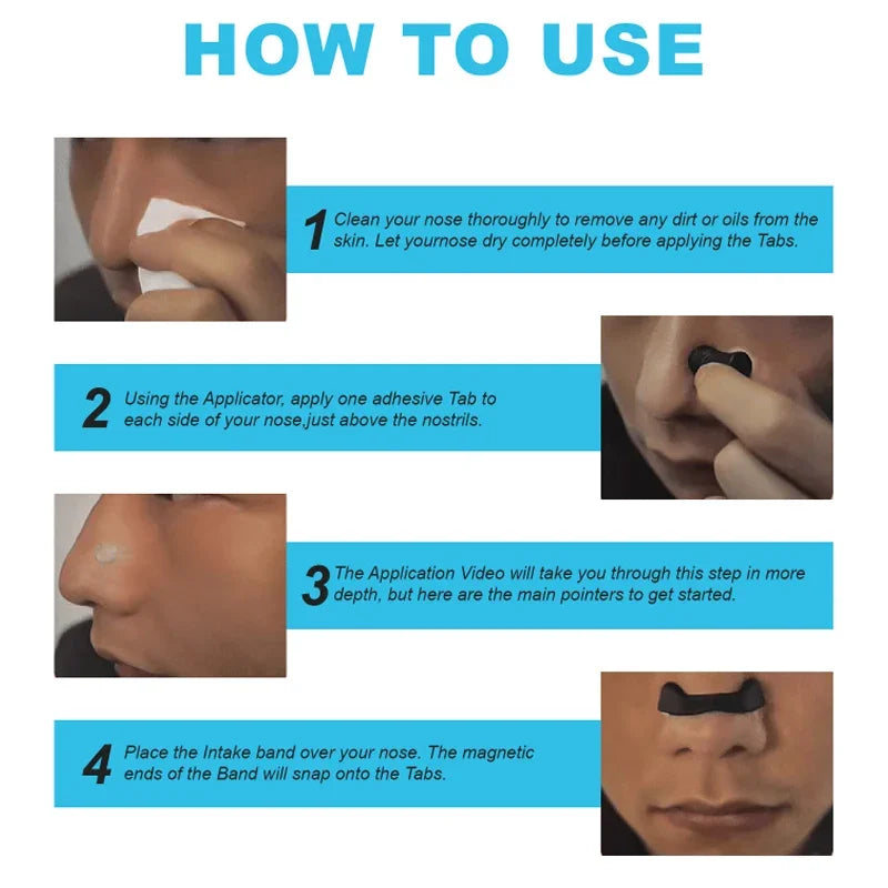 Magnetic Nasal Dilator Starter Kit For Better Sleep Snoring Reduction