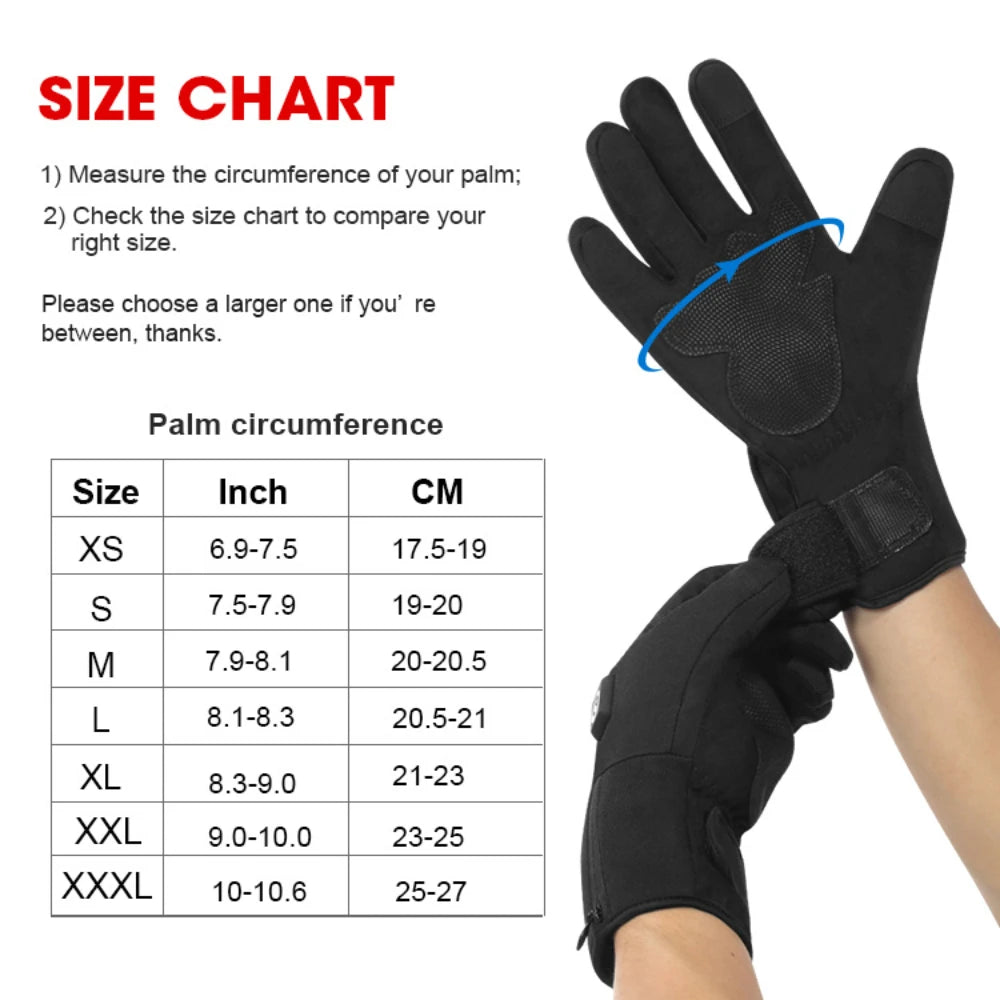 Savior Heat Winter Heated Gloves For Skiing And Outdoors