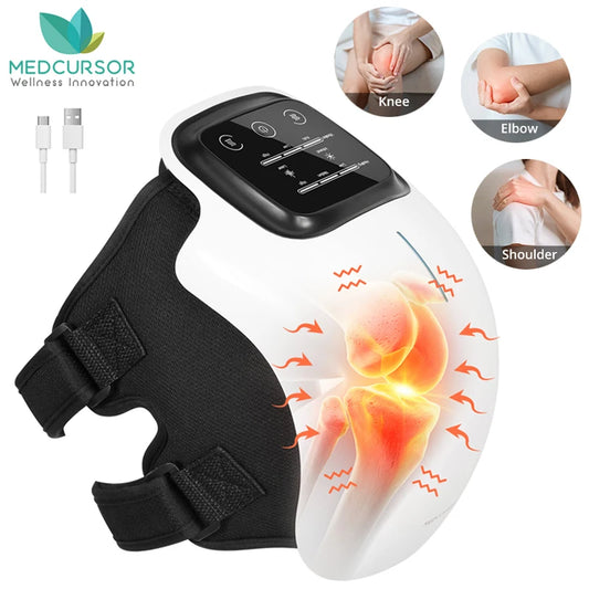 Medcursor Electric Heating Knee Massager Wireless Heated Knee Pad