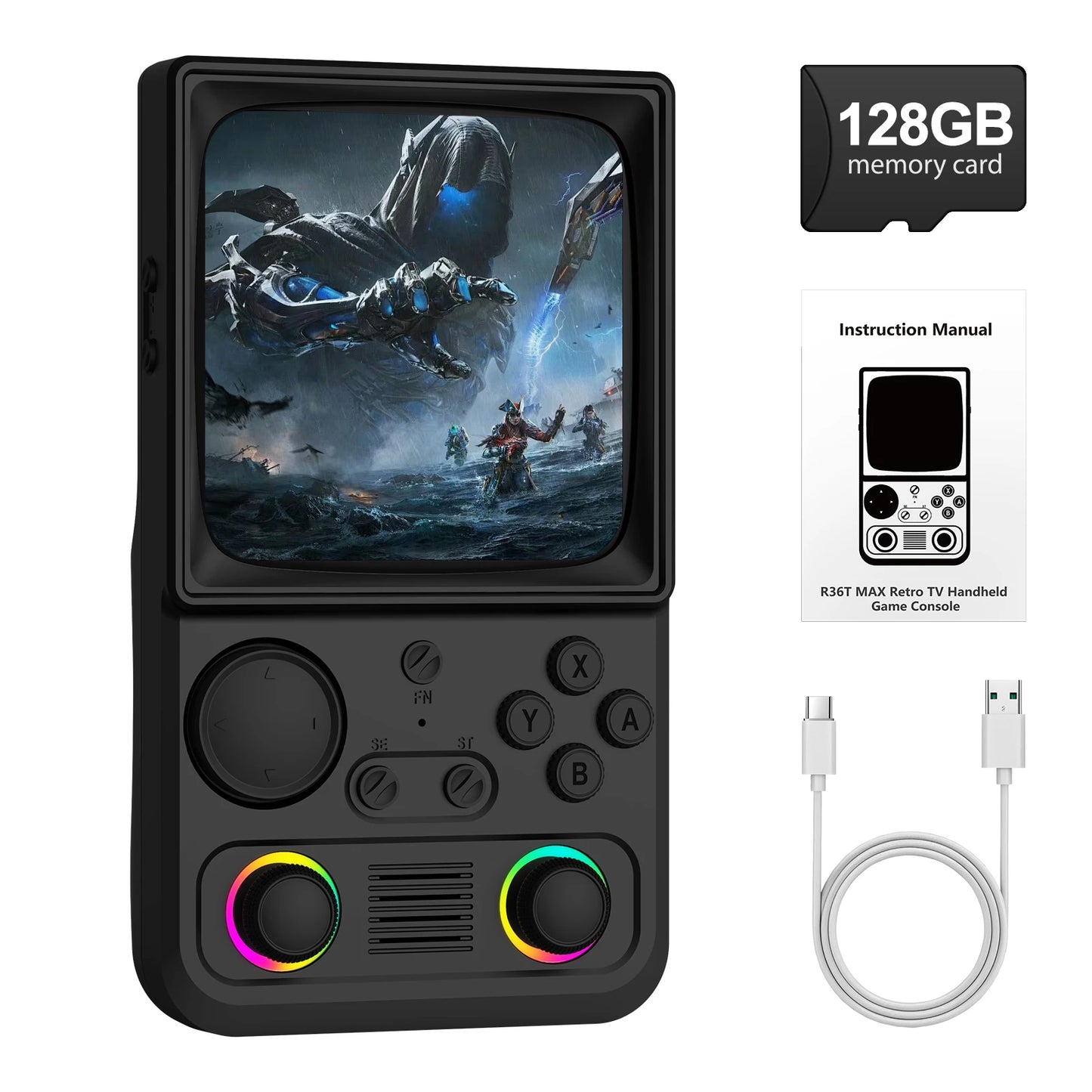 AISLPC RG40 MAX Handheld Game Console Portable Wireless Gaming System