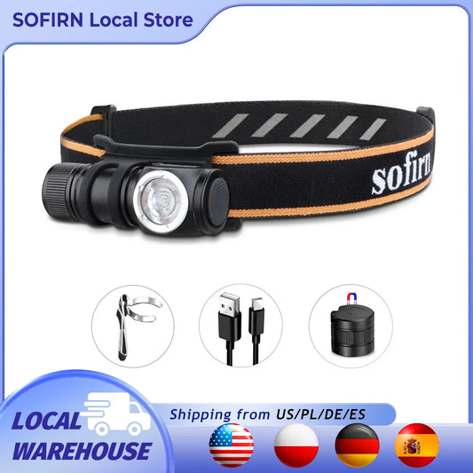 Sofirn HS10 USB C Rechargeable Headlamp 1100 Lumen