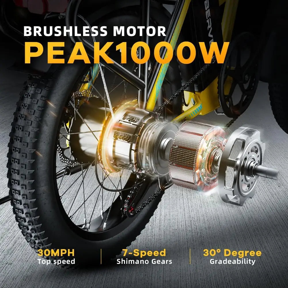 Cybervelo Mars700 Electric Bike 80 Mile Range Foldable