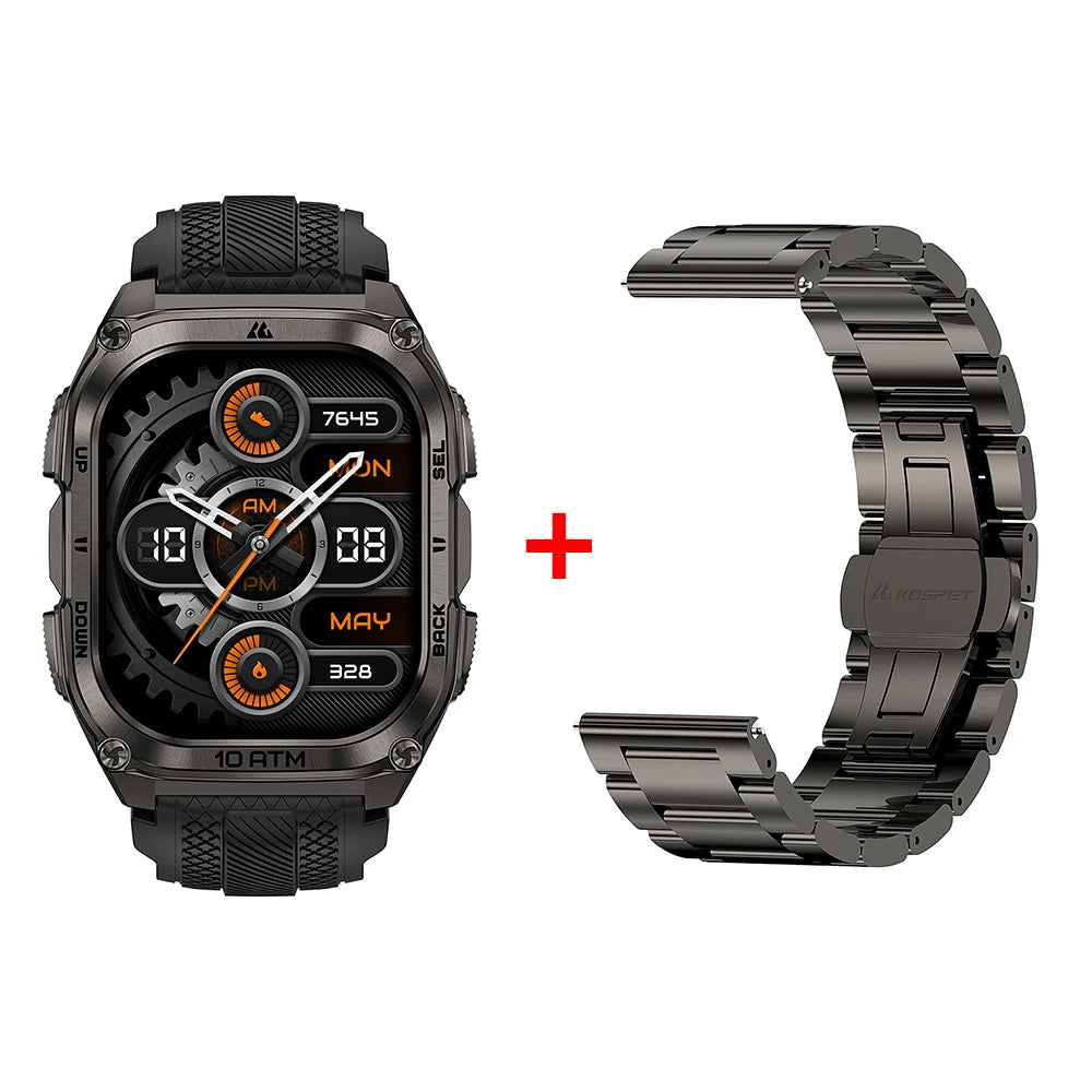 KOSPET Tank M4 Smart Watch GPS Offline Maps Health Monitor