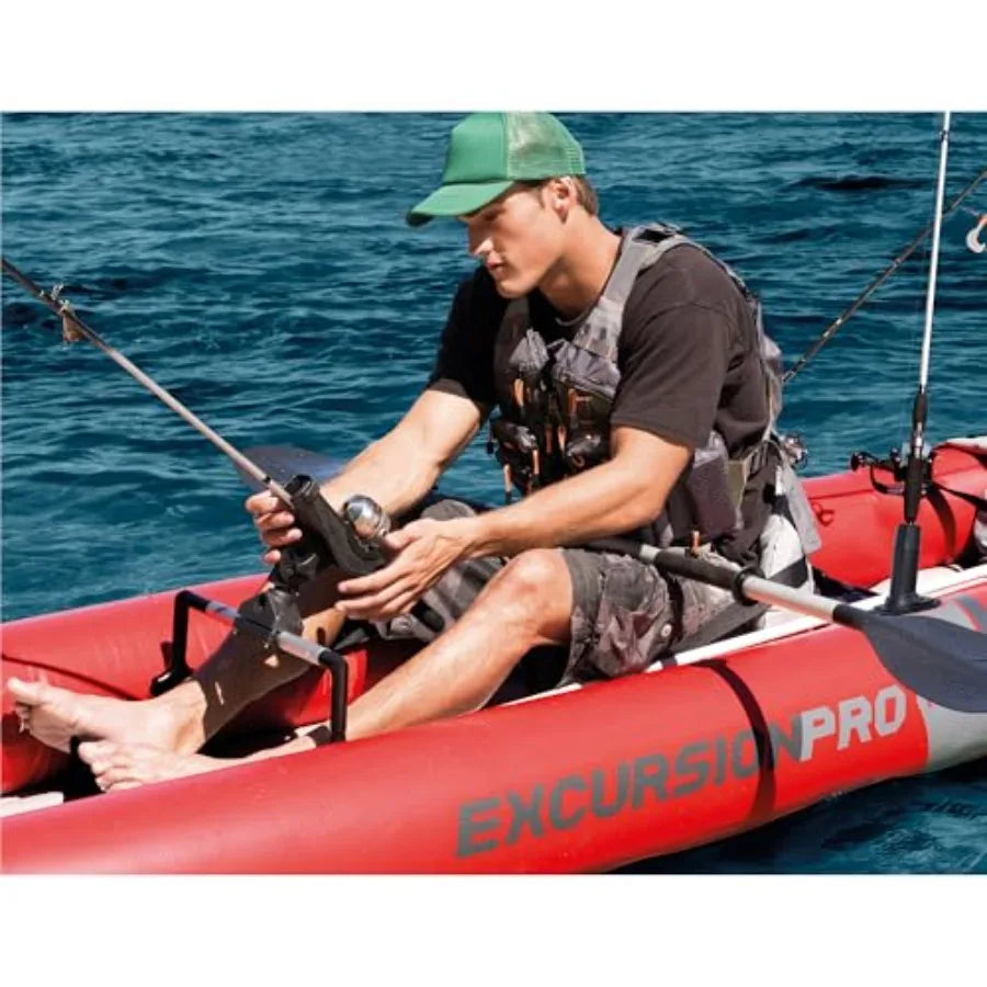 Excursion Pro K2 Inflatable Kayak Set With Deluxe Seat