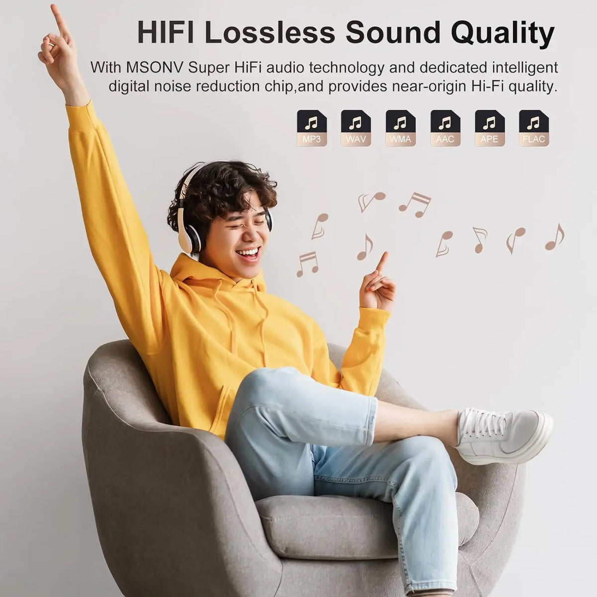 Mechen Bluetooth 5.3 MP3 Player Portable Touchscreen Speakers For Car