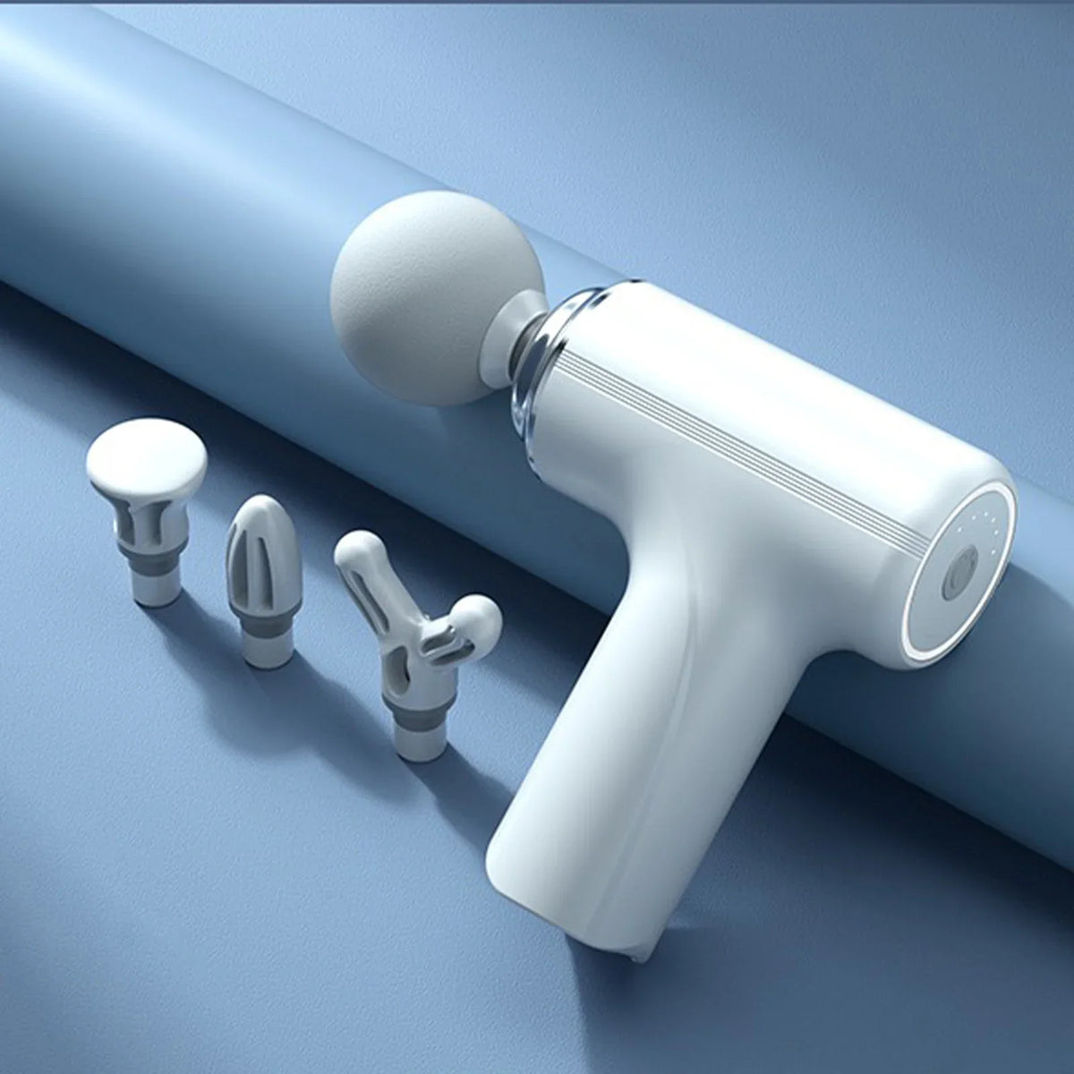 Portable Fascia Massage Gun With 4 Heads And 6 Speeds