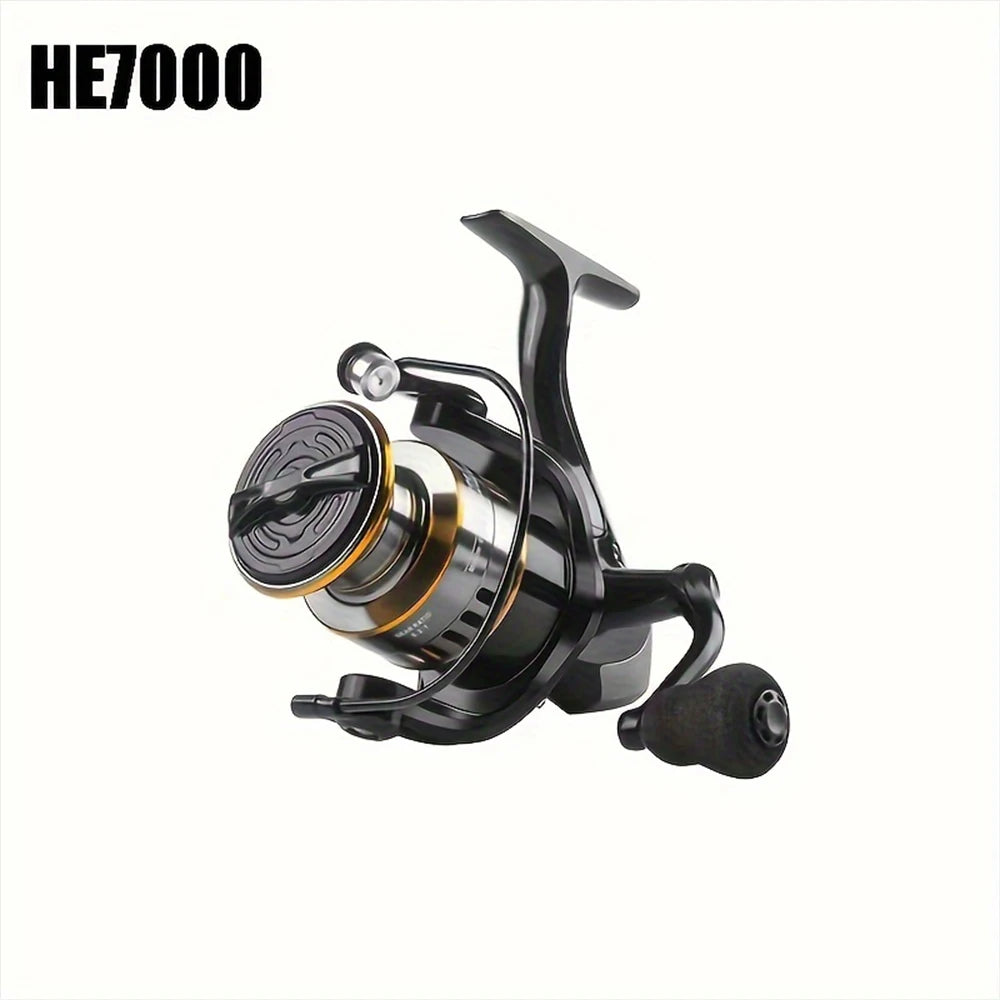 Professional Metal Spool Spinning Reel 5.2 Gear Freshwater Saltwater Fishing