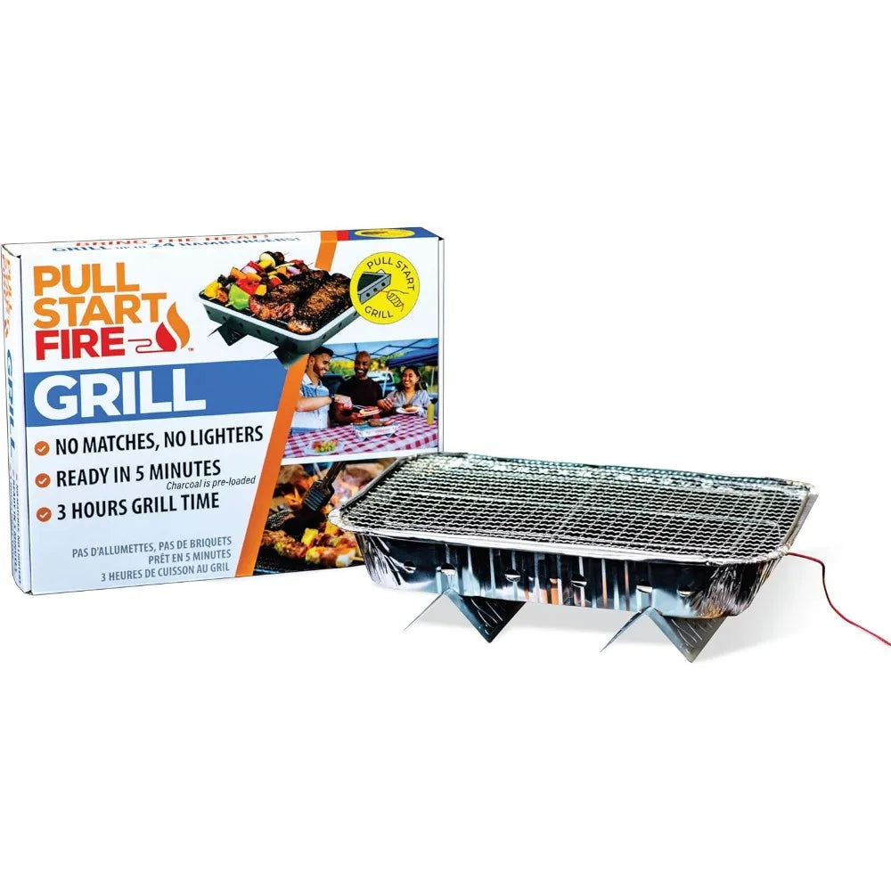 XIUWO Pull Start Portable Charcoal Grill Ready In 5 Minutes