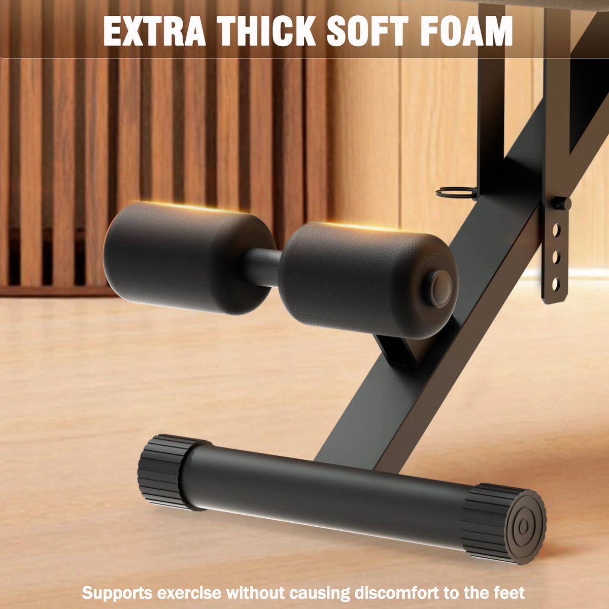 Foldable Weight Bench For Full Body Workout, Adjustable, 1000 Lbs Capacity