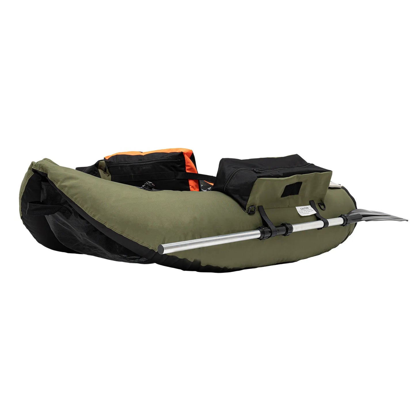 Outdoor Inflatable Fishing Boat With Adjustable Backrest 130kg Load
